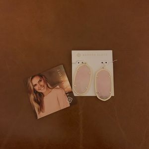 Kendra Scott Danielle Rose Quartz Earrings